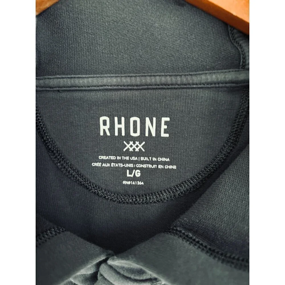 RHONE Sweatshirt Athletic Hoodie Kangaroo Pocket Size Large